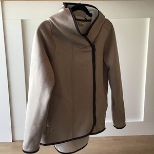 Women's S Beige LOLE Jacket with Black Trim